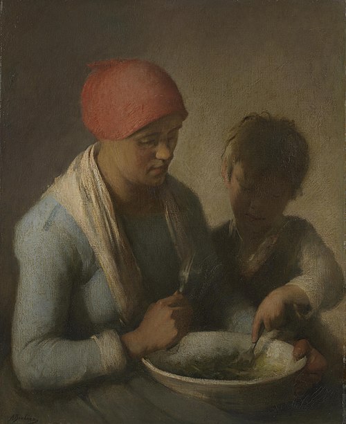 The Meal, 1870, Auguste Marie Boulard