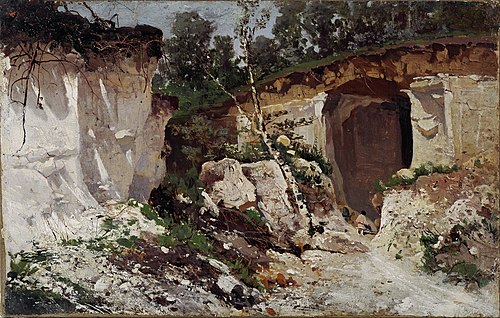 Chalk Hills, 1881, Julius Fedders