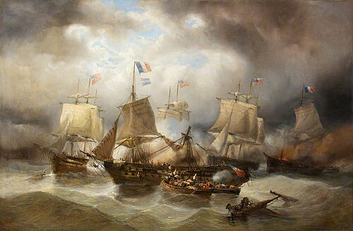 The Battle of the Nile (1798), , François Musin