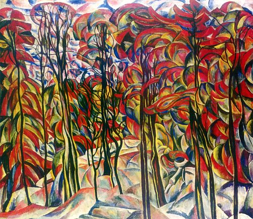 Autumn, Crotona Park, Bronx, 1922, Abraham Anshelovich Manievich