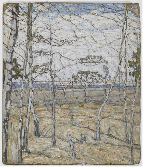 Birch Trees, 1911, Abraham A. Manievich