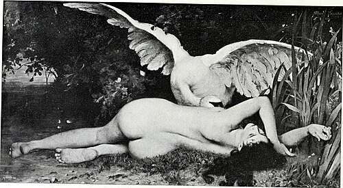 Leda and the Swan, , Alfred-Henri Bramtot