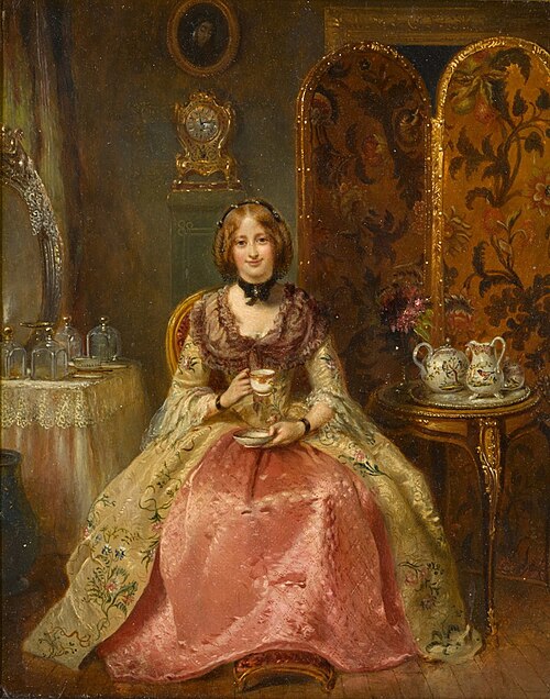 Portrait of the Lady Dorothy Nevill in Her Boudoir, , Henry Richard Graves