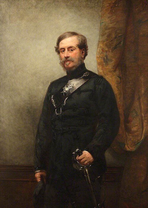 Colonel Robert Myddleton Biddulph MP (1805-1872), 1869, Henry Richard Graves