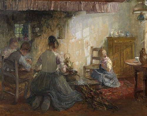 Interior, 1901, Pierre Jacques Dierckx