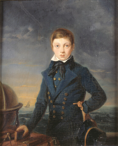Portrait of Gerardus de Lange (1817-..), kwekeling aan de Kweekschool voor de Zeevaart te Amsterdam, 1837, Pieter Gerardus Bernhard