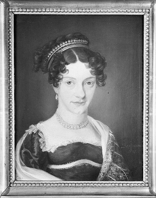 Portrait of Anna Henriette Elisabeth van Wassenaer (1788-1854), 1818, Ezechiel Davidson