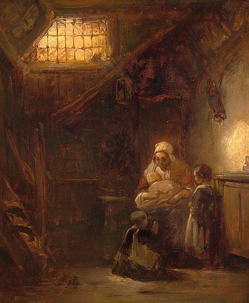 De kinderkamer, 1841, Petrus Marius Molijn