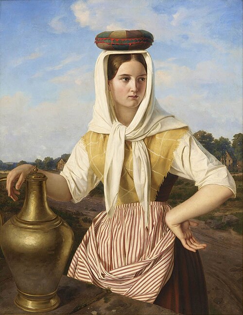 The Milkmaid, 1834, Adolf Schmidt