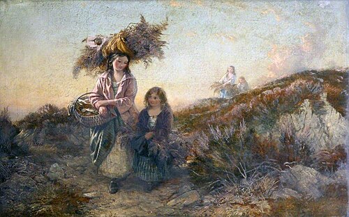 Women Gathering Heather, 1855, Edward John Cobbett