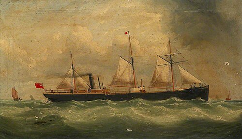 SS 'Prospero', 1880, William Daniel Penny