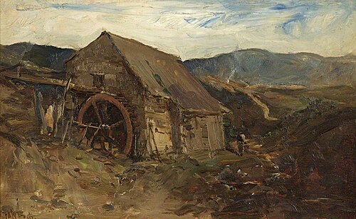 The Watermill, 1906, Francis Abel William Taylor Armstrong
