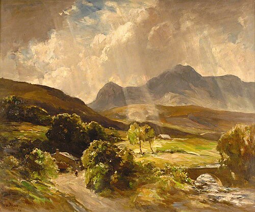 Cader Idris, Snowdonia, 1918, Francis Abel William Taylor Armstrong