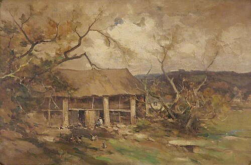 A Devonshire Barn, , Francis Abel William Taylor Armstrong