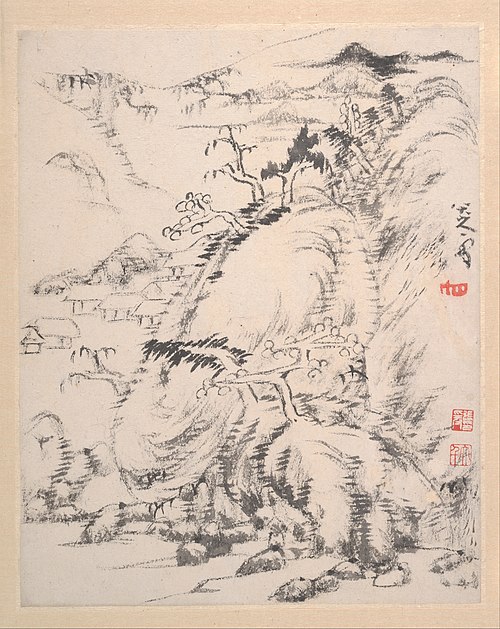 Landscape album, 1699, Bada Shanren