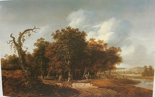 Wooded Landscape with Horsemen, 1660, Gillis Rombouts