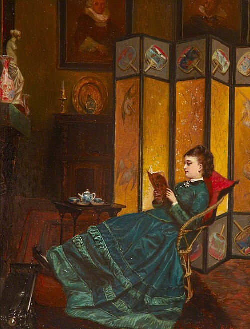 'A Quiet Half-hour', 1876, Lionel Charles Henley