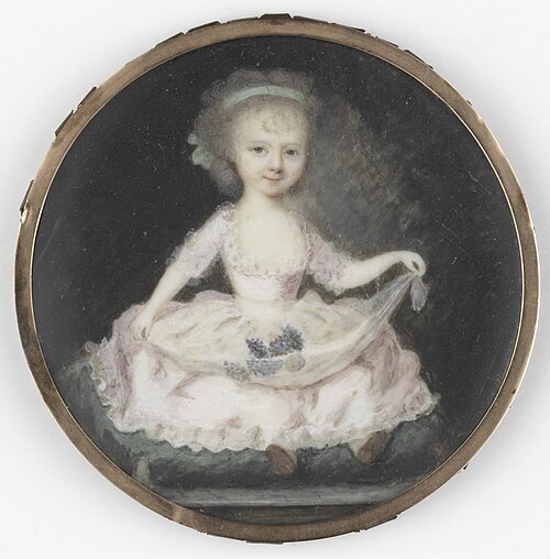Portrait of a girl, 1787, Anthonie Joseph Helant
