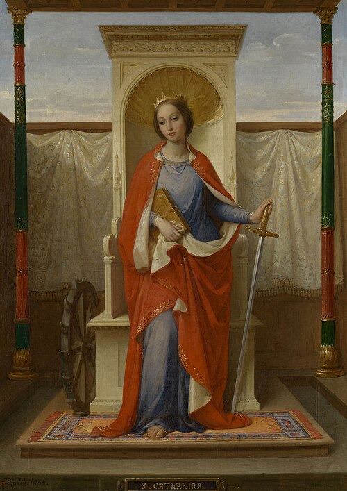 St Catherine, 1860, Alessandro Capalti
