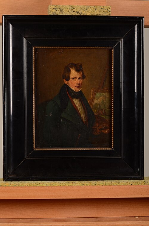 Portrait of Pieter Plas (1810-1853), 1838, Pieter Plas