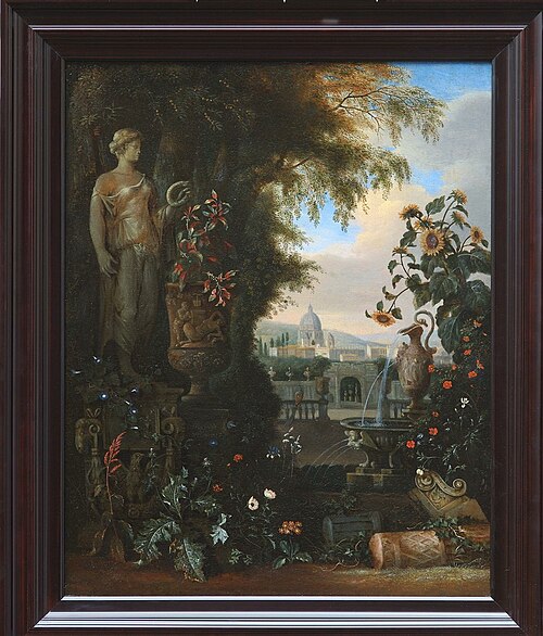 Parkgezicht in Rome, 1655, Matthias Withoos