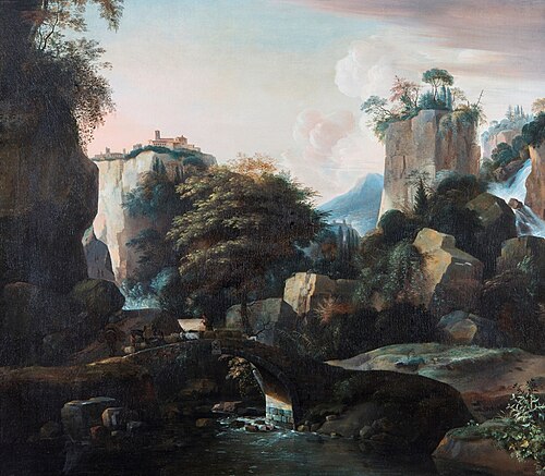 Italiaans landschap bij Rome, 1656, Matthias Withoos