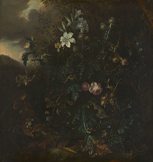Flowers with Insects, 1665, Matthias Withoos