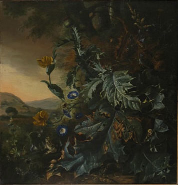 flower-piece, 1674, Matthias Withoos