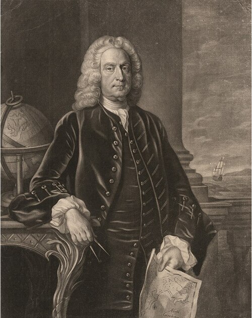 Gubernatorial portrait of Arthur Dobbs, 1753, William Hoare