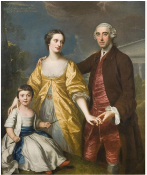 The Pitt Family of Encombe, 1759, William Hoare