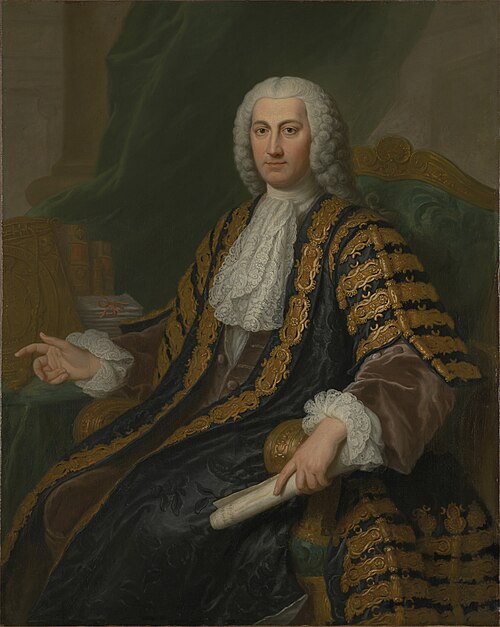 Henry Bilson Legge (1708–1764), Chancellor of the Exchequer, 1754, William Hoare