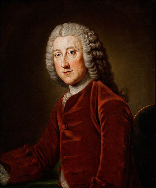 William Pitt, 1st Earl of Chatham (1708–1778), Prime Minister, 1754, William Hoare