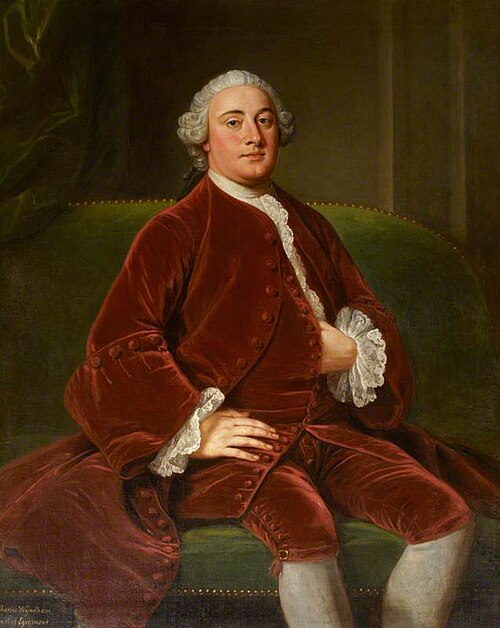 Charles Wyndham, 2nd Earl of Egremont (1710-1763), 1760, William Hoare
