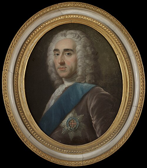 Portrait of Philip Dormer Stanhope, Fourth Earl of Chesterfield, K. G., 1742, William Hoare