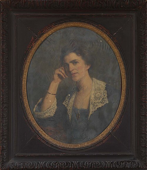 Mrs. Emily Dorothy Ammann, the Artist's Niece, 1922, Hermann Hartwich