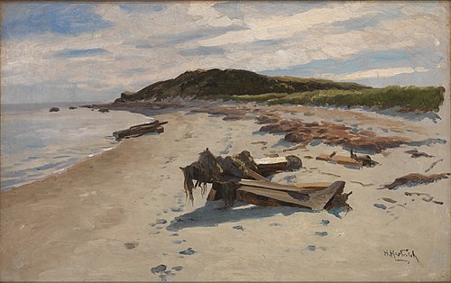 Cape Cod, Beach, 1894, Hermann Hartwich