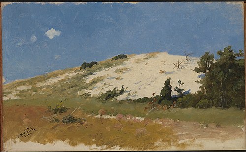 Cape Cod, Sand Dune, 1894, Hermann Hartwich