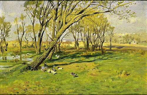 Hackensack, New Jersey, Fisher's Pond, 1894, Hermann Hartwich