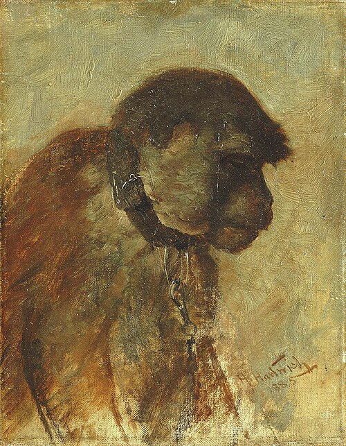 Meditation, 1885, Hermann Hartwich