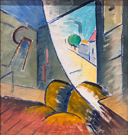 Blick auf Kyjiw, 1913, Oleksandr Bohomazov