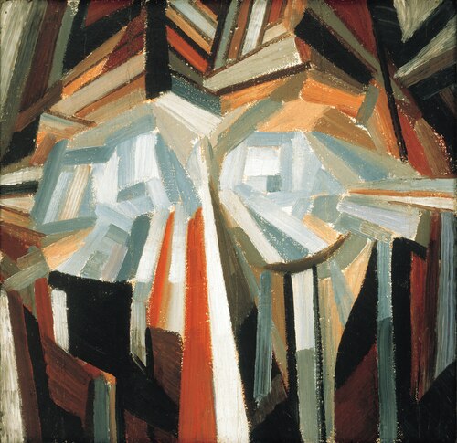 Cubist Head, 1914, Oleksandr Bohomazov