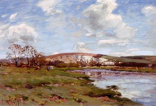 A Bright Day on the Arun, 1899, José Weiss