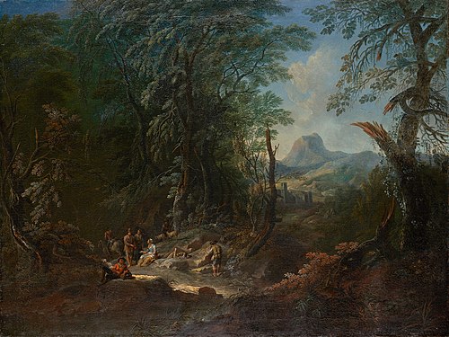 Forest Landscape "Morning", , Maximilian Joseph Schinnagl