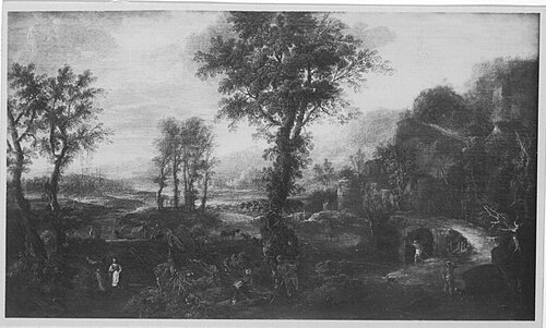 Morgenlandschaft, 1729, Maximilian Joseph Schinnagl