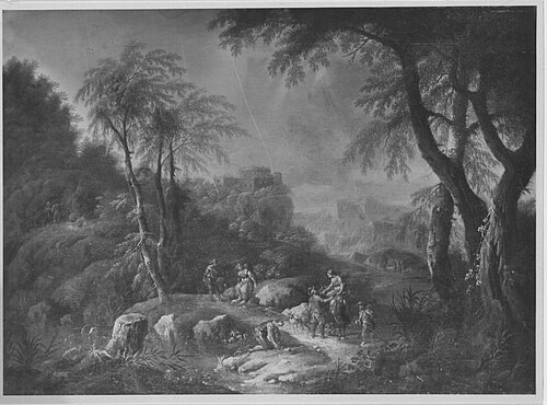 Ideallandschaft, 1729, Maximilian Joseph Schinnagl