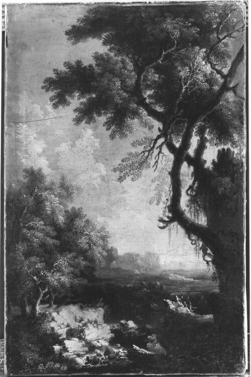 Landschaft mit Staffage, 1729, Maximilian Joseph Schinnagl