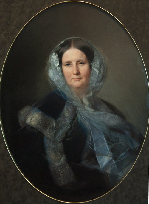 Porträt der Teofila Petrovna Golitsyna, 1860, Sergey Zaryanko