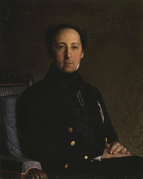 Portrait of Fiodor Pryanishnikov, 1844, Sergey Zaryanko