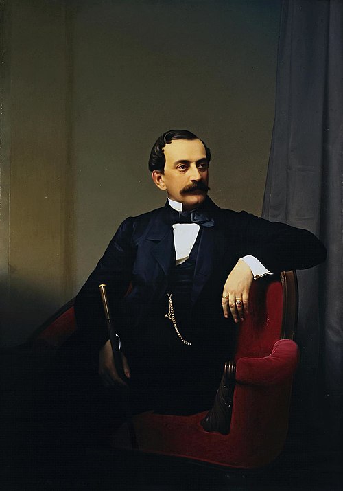 Portrait of Prince Nikolai Yusupov, 1868, Sergey Zaryanko