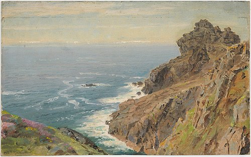 Coast Near Boscastle, Cornwall, 1878, William Trost Richards